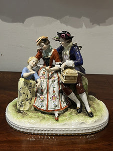 German Porcelain, Large In Size. We Ship Worldwide