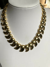 Vintage Signed Anne Klein Gold Tone Necklace