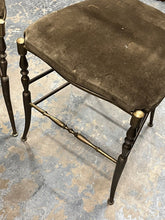 Mid Century Brass Chiavari Chairs