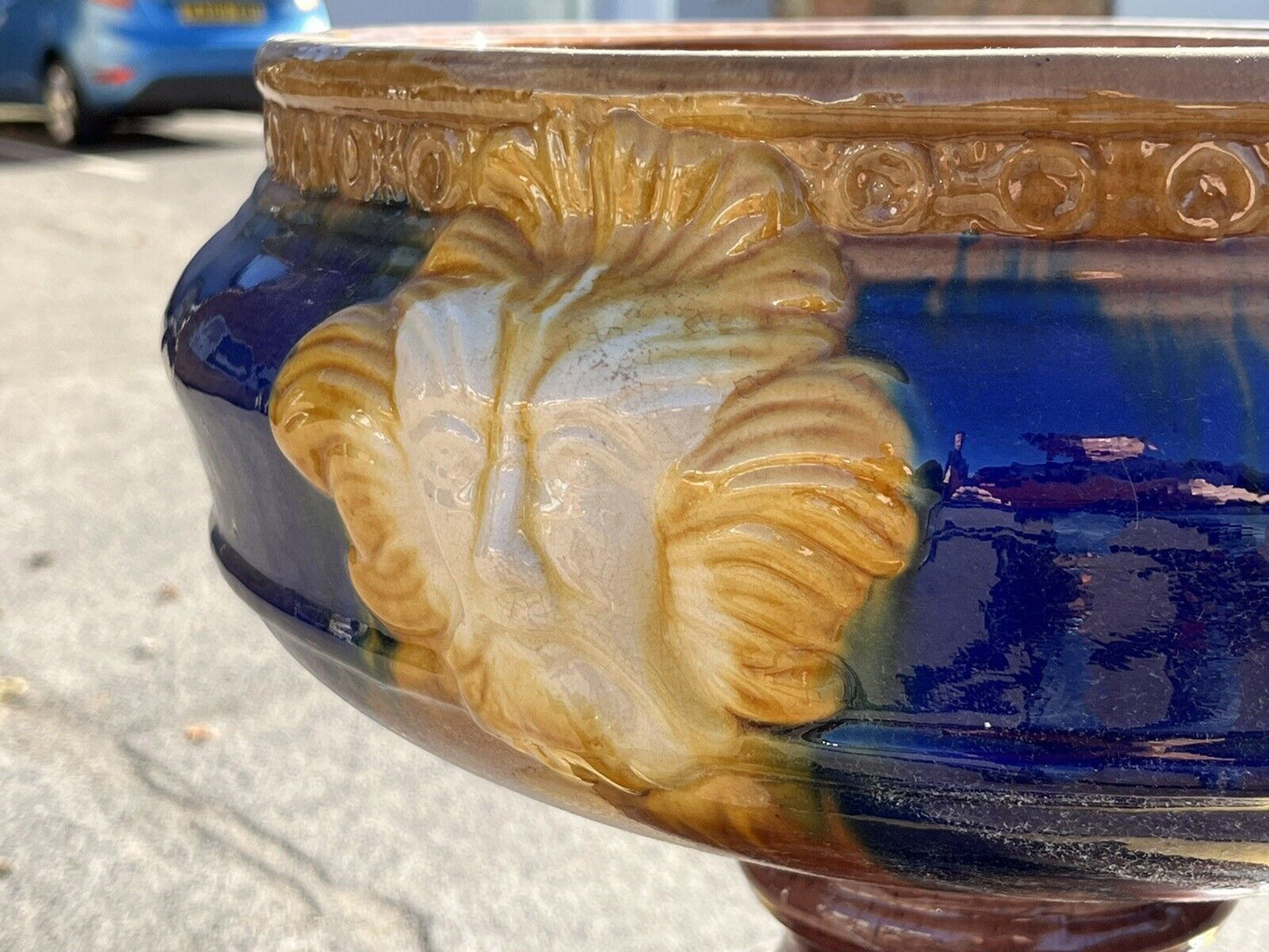 Country House Planter On Pedestal