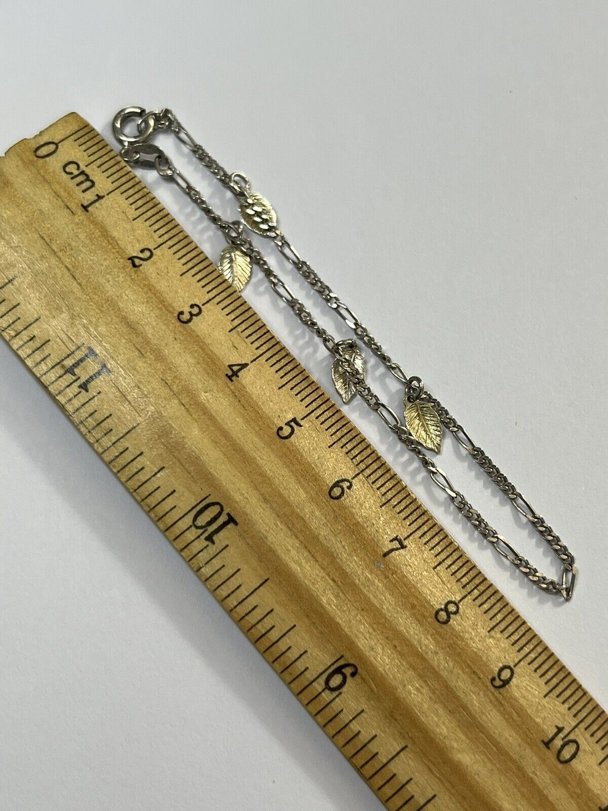 Vintage Silver 925 Heart Padlock 4 Charm Bracelet