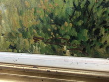 Danish Landscape Oil Painting In Gilt Frame, Signed, Large & Impressive
