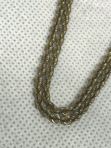 A Gold Plated Pocket Watch Chain