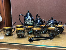 Antique Papier-mâché Tea & Coffee Set. Ship Worldwide