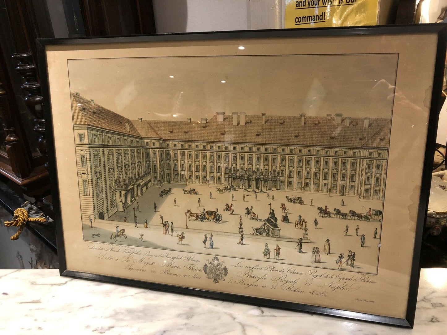 Prague Print Dated 1942
