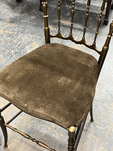 Mid Century Brass Chiavari Chairs