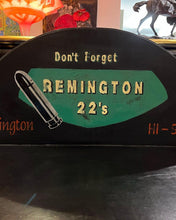 Advertising Cabinet. Remington Shop Counter Cabinet.