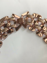 Vintage 1980s Rose Gold Plated Statement Collar Necklace