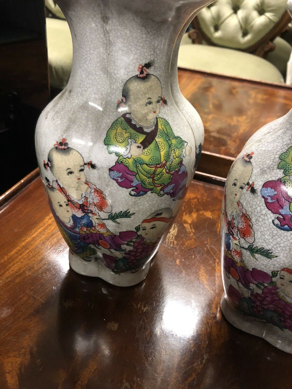 Pair Of Chinese Vases