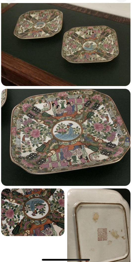 Pair Of Chinese Plates