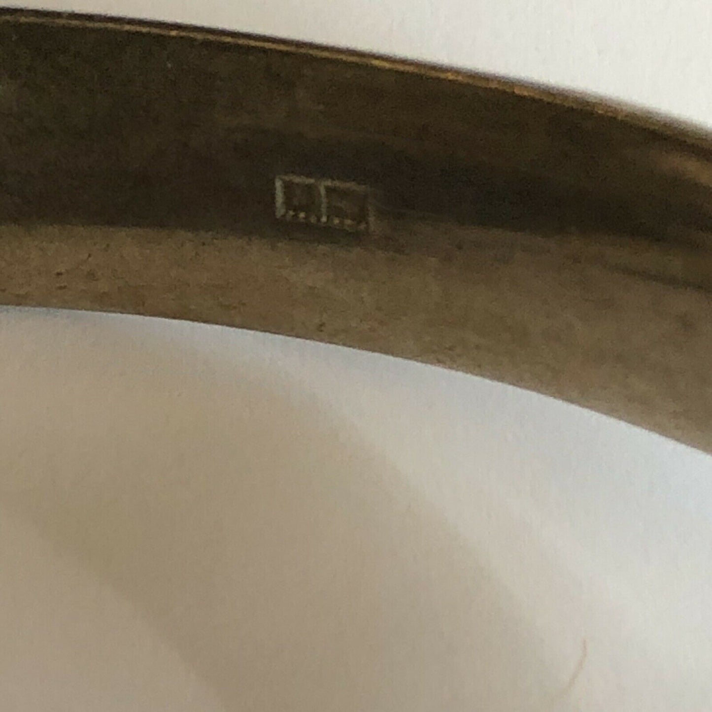 Vintage Silver 925 Bangle Bracelet Safety Chain 43.79g