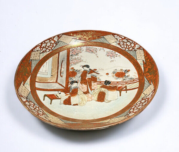 Antique Satsuma Plate.