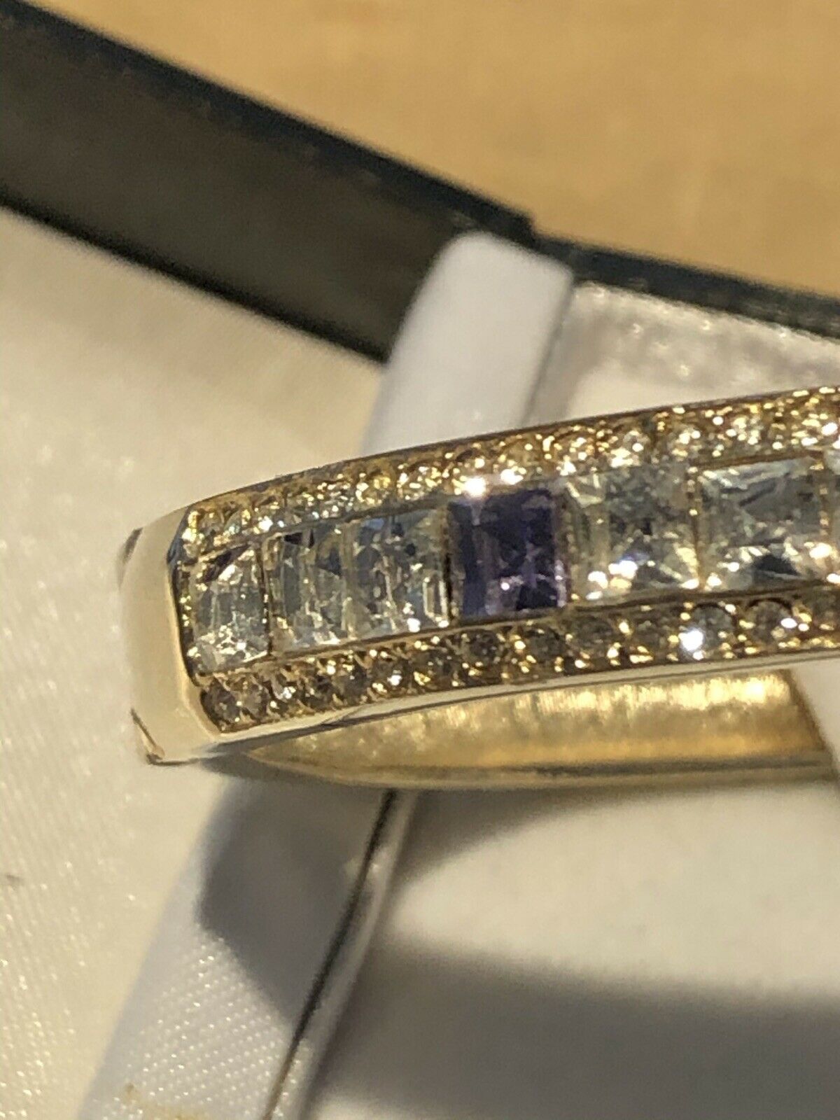 Kenneth J Lane Gold Tone Diamanté Hinged Bracelet