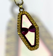 Vintage Signed Exquisite Gold Tone Pendant Necklace