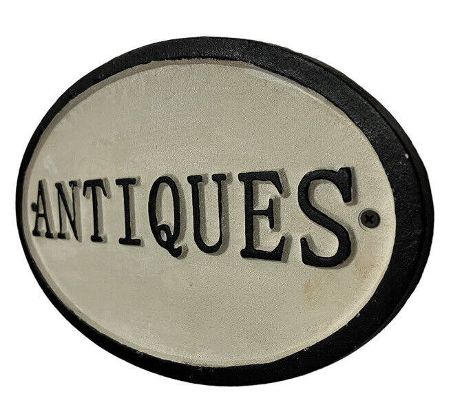 Antique Shop Cast Iron Sign. Ship Worldwide