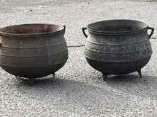 Old Cast Iron Cooking Pots, 5 Gallon.