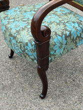 Regency Mahogany Country House Library Armchair.