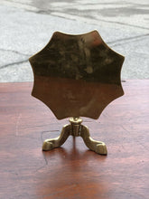 Miniature Brass tilt top table