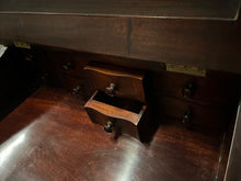 Mahogany Davenport Desk. 16 Drawers, Great Storage.