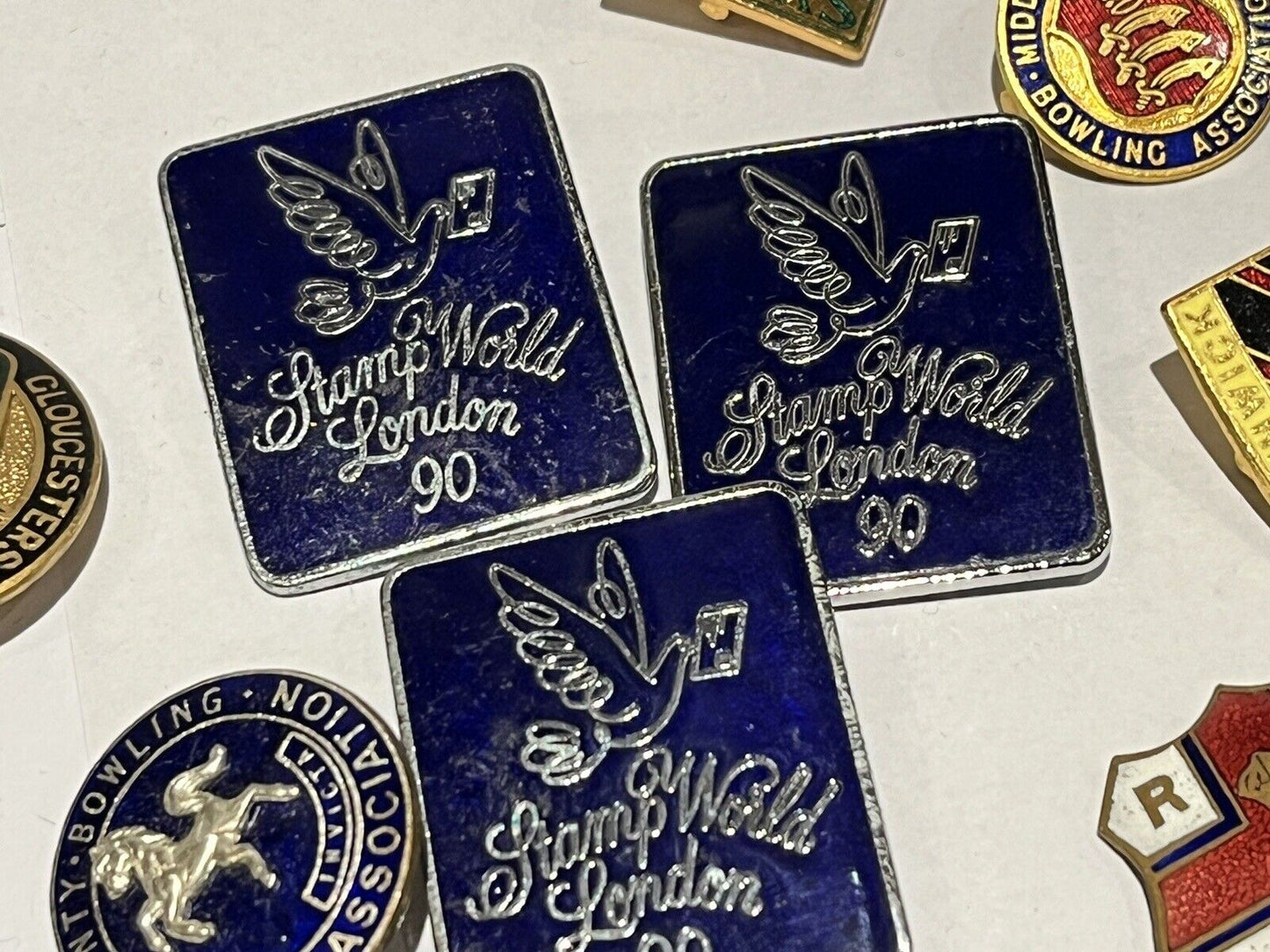Old Badges. Mostly Bowls Awards And Club Badges
