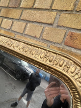 Massive Georgian Early Victorian Overmantle, Gilt Wooden Frame. Original Glass.