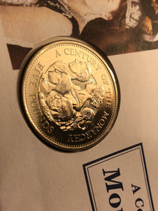Coin First Day Cover. Five Pounds. A Century Of The Monarchy
