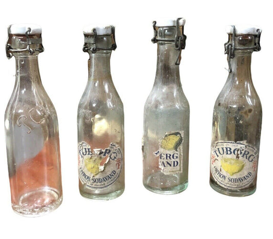 4 Wartime Carlsberg Bottles