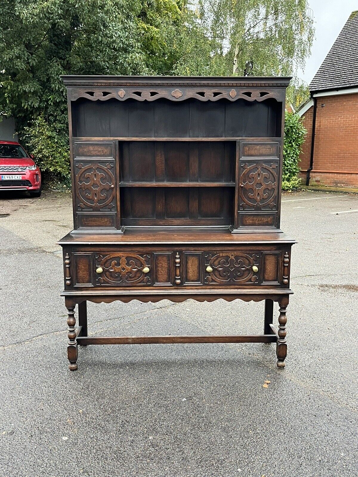 Oak Dresser By Denby & Spinks Of Leeds, Circa 1930's.