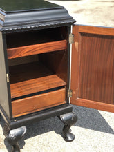 Pair Of Edwardian Wine Celleratte Cabinets With White Star Line Decoration.