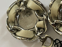 Dolce And Gabbana Signed Drop Diamanté Earrings