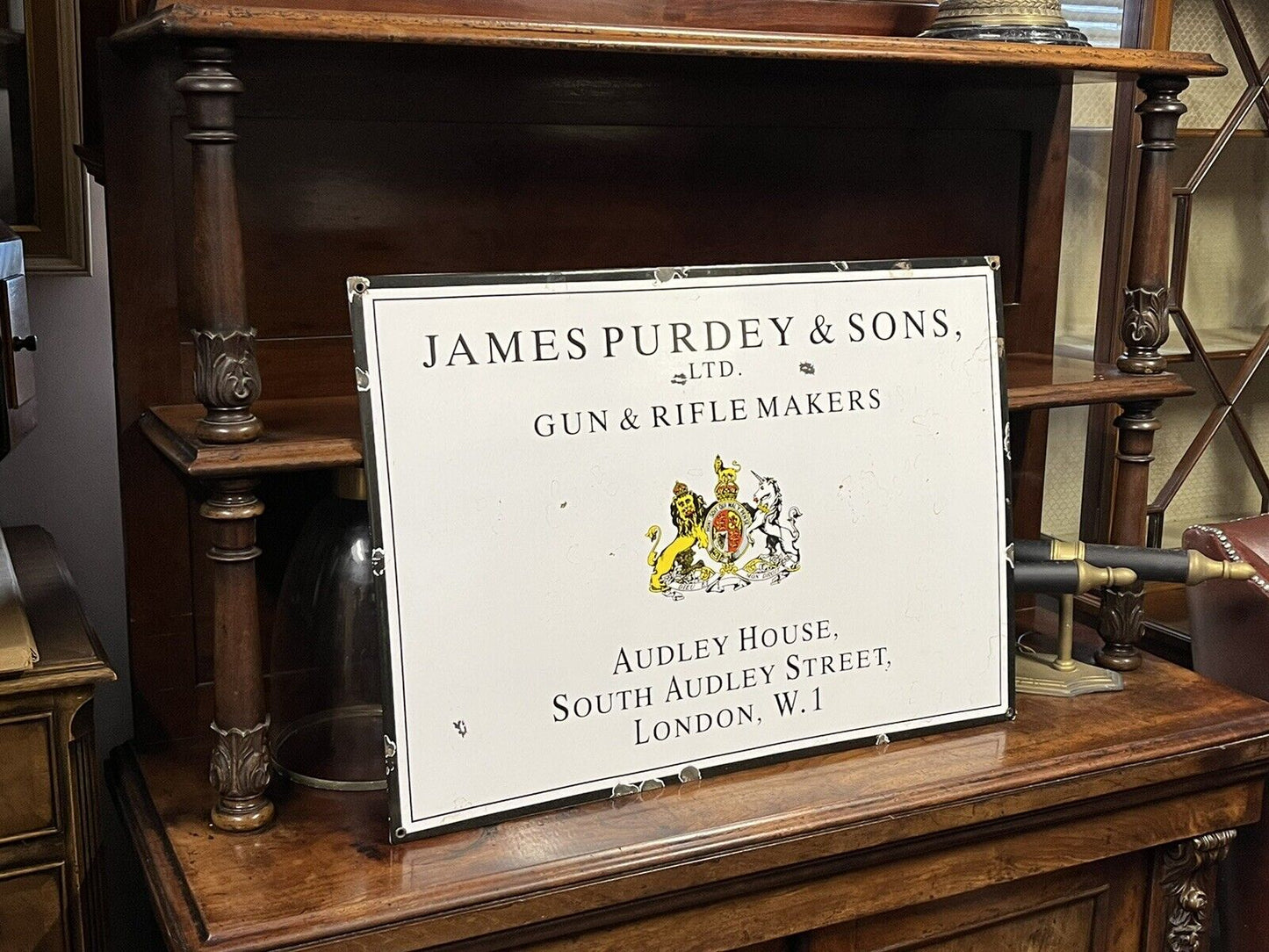 James Purdy & Sons Enamel Sign. We ship Worldwide.