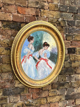 Dancers. Large Oil On Canvas Signed Morris.