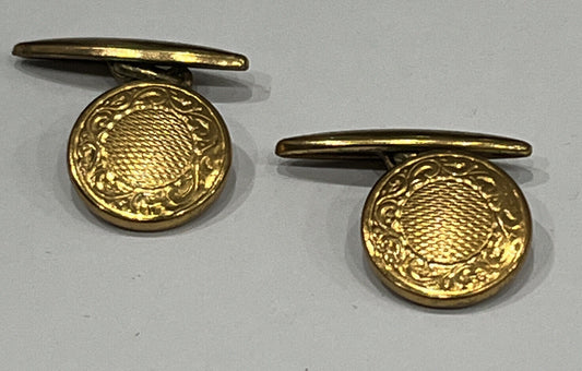 Rolled Gold Vintage Cufflinks