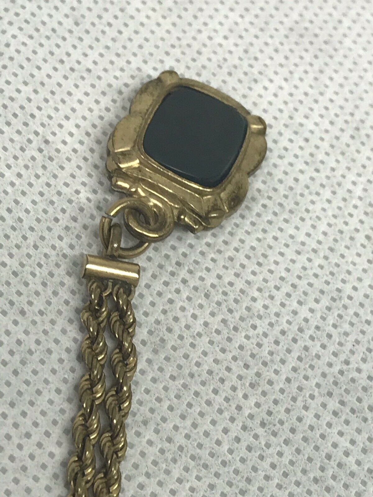 A Gold Plated Pocket Watch Chain