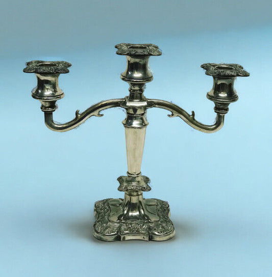 Silver Plate Candelabra