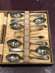Hallmarked Silver Cutlery In Original Box