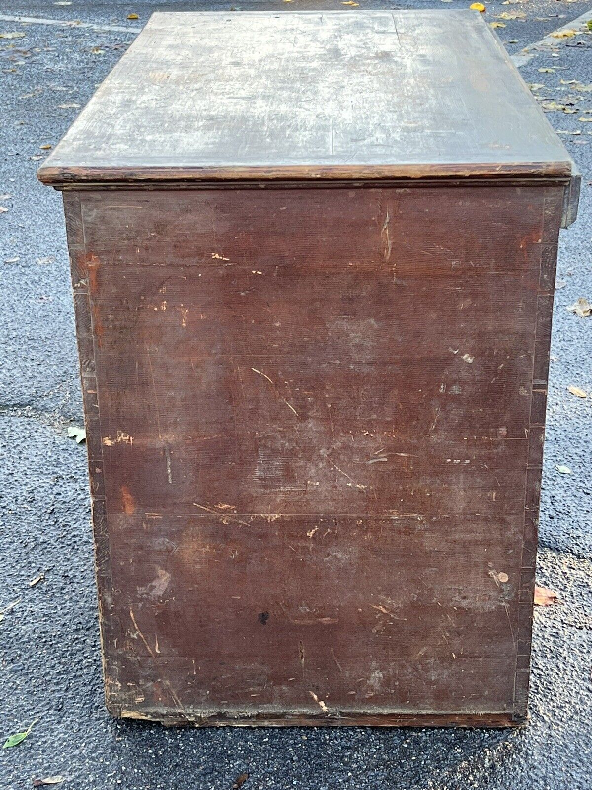 Georgian Pine Trunk / Chest, 2 Drawers, Large In Size. Lots Of Storage.