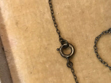Vintage Detailed Metal Work And Purple Stone Necklace