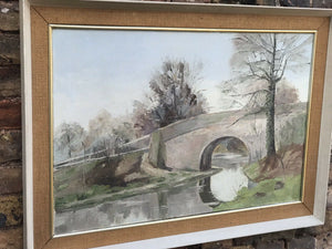 Oil On Canvas Signed, OW 1972