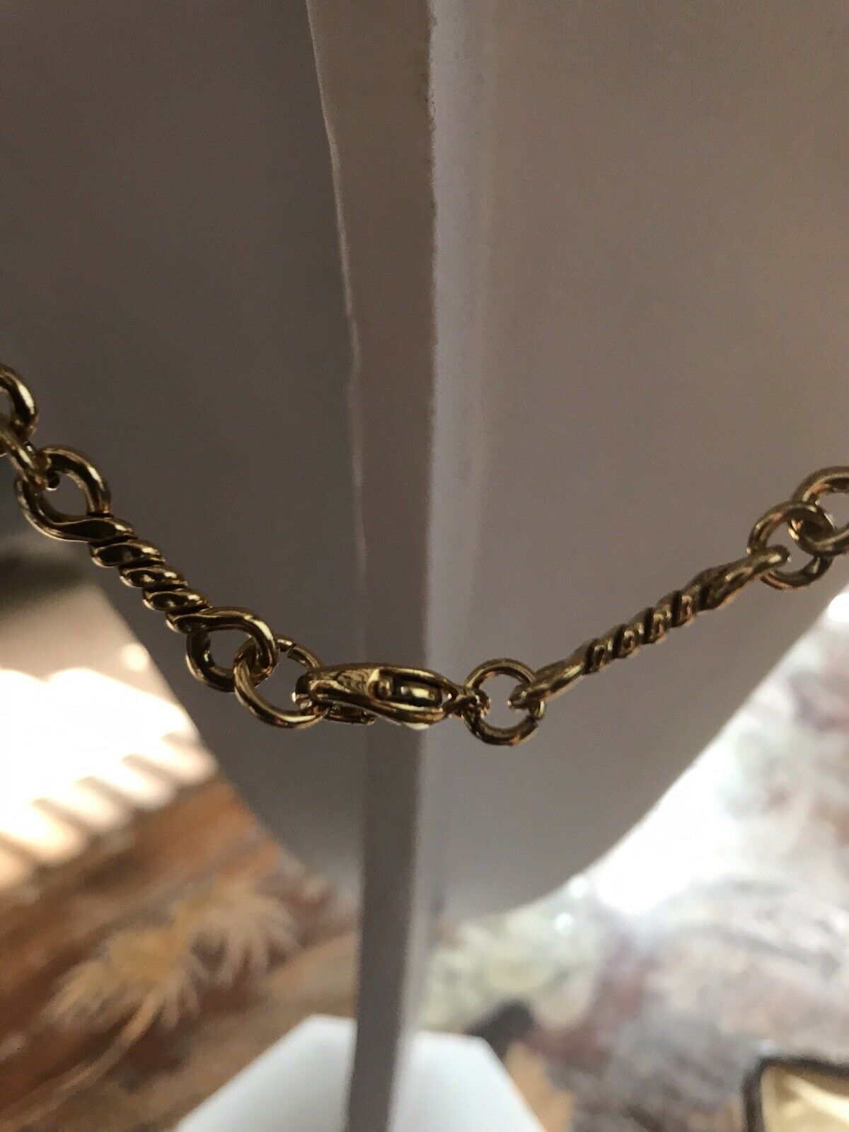 Vintage Gold Tone Horse Statement Necklace