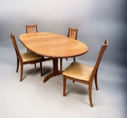 Mid Century G-Plan Extending Dining Table & Chairs
