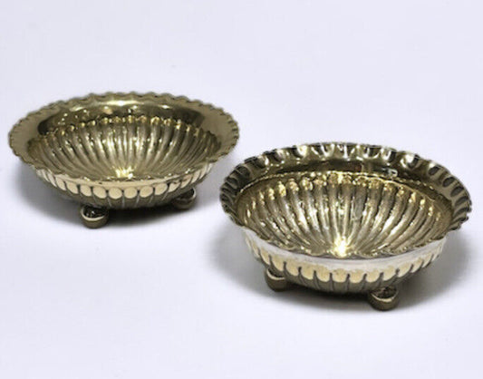 Silver Plate Salt & Pepper. Table Salts