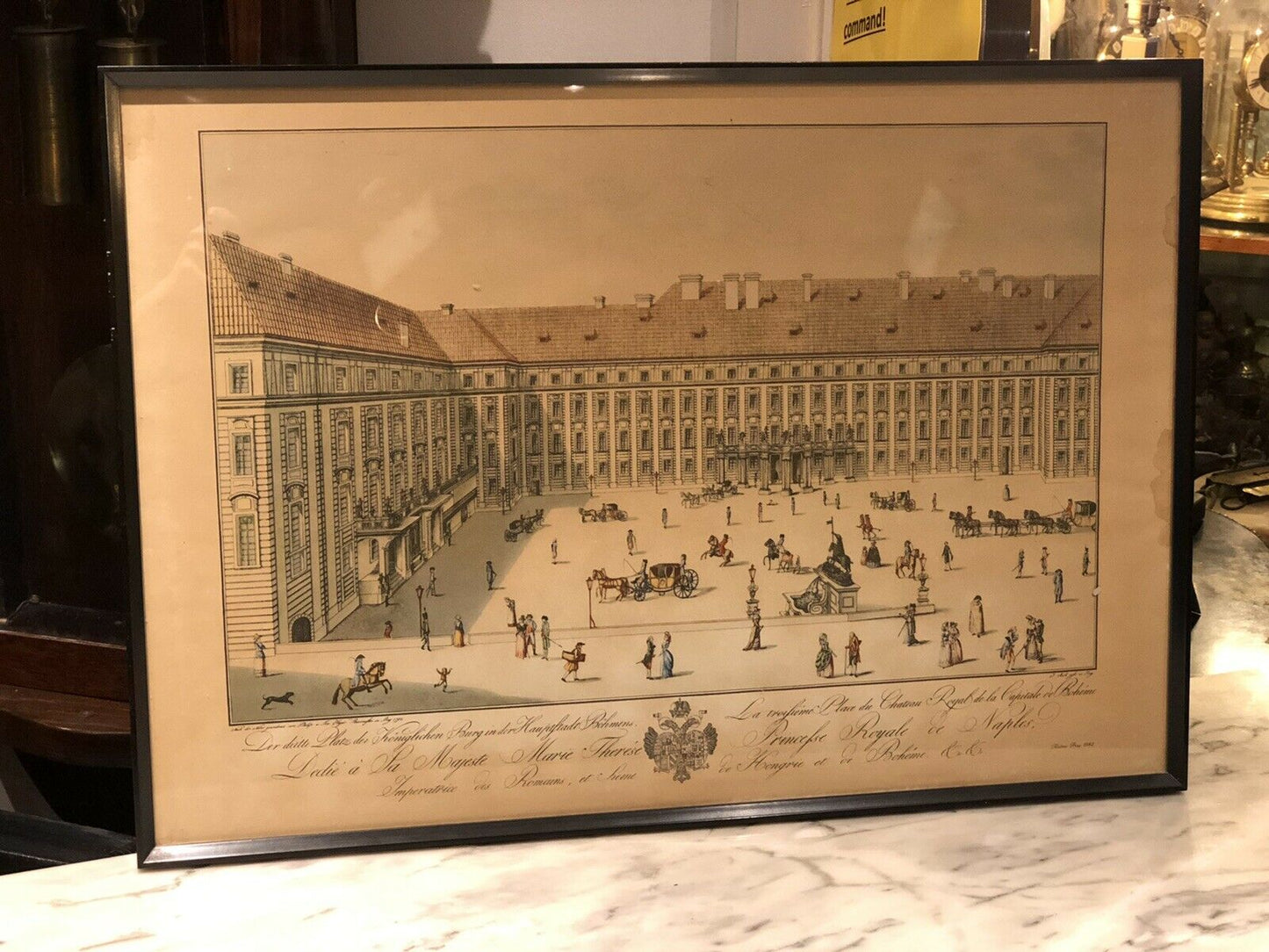 Prague Print Dated 1942