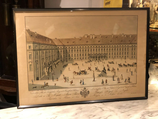 Prague Print Dated 1942