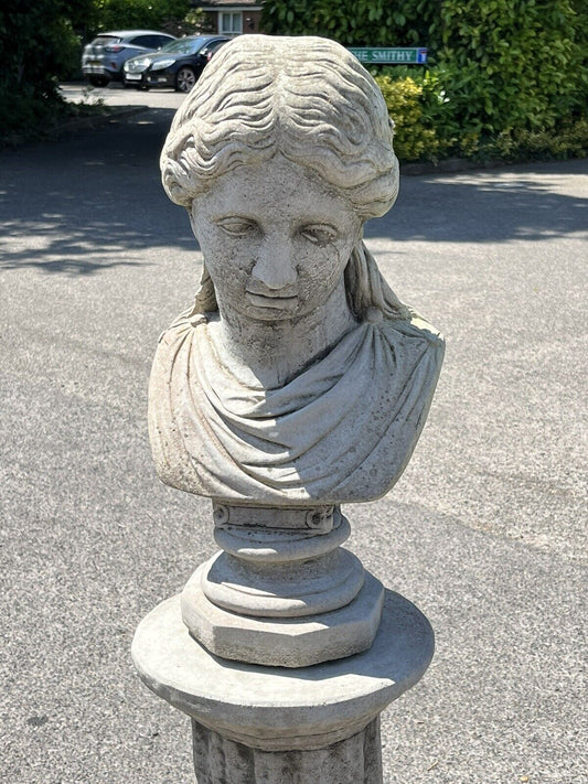 Country House Bust On A Corinthian Column.