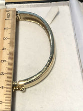 Kenneth J Lane Gold Tone Diamanté Hinged Bracelet