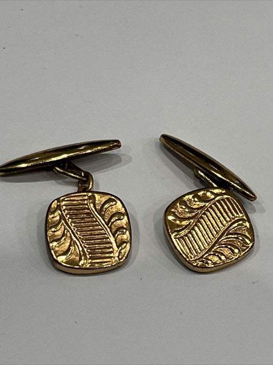 Rolled Gold Vintage Cufflinks