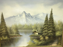 Landscape Oil On Canvas. Signed. Gilt Frame.