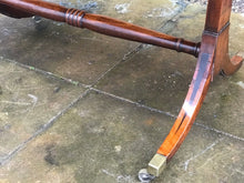 Regency Sofa Table, Cuban Mahogany With Inlay. Double Sided For Central Use.