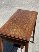 Arts & Crafts Oak & inlaid Games / Card Table